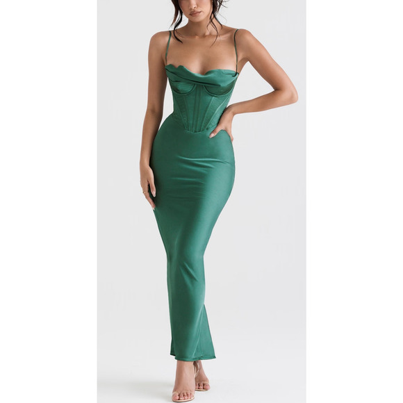 House of CB Green Midi Dress - Picture 2 of 6